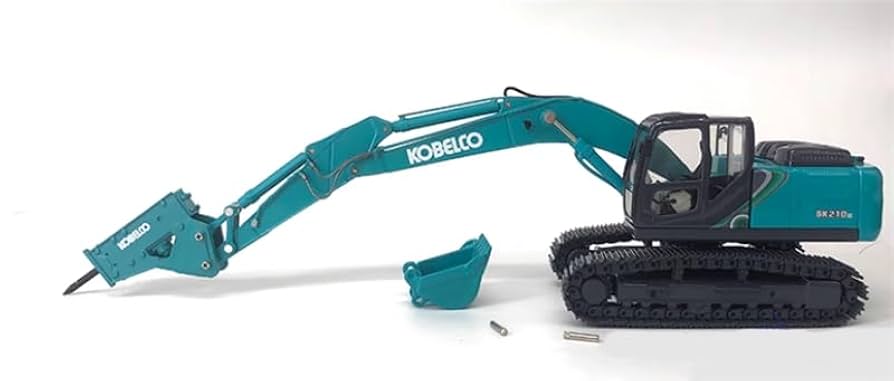 KOBELCO SK210LC 1/50スケールミニチュア Kobelco SK210LC-11 2-part boom ショベル / CONRAD 1/50 建設